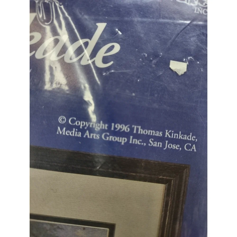 Thomas Kinkade Cross‎ Stitch Kit Lamplight Bridge Candamar Designs Vintage NEW
